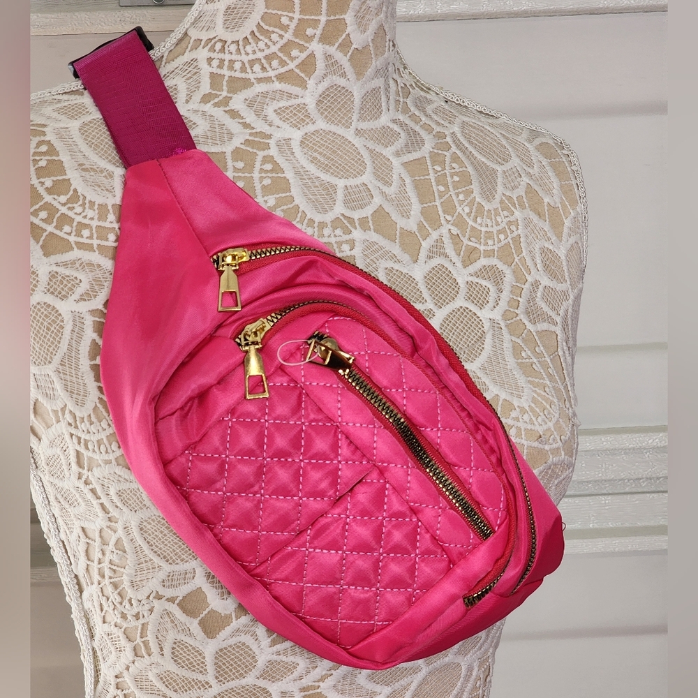 A R New York Women's Rose Adjustable Crossbody Fanny Packs/ Belt Bag
